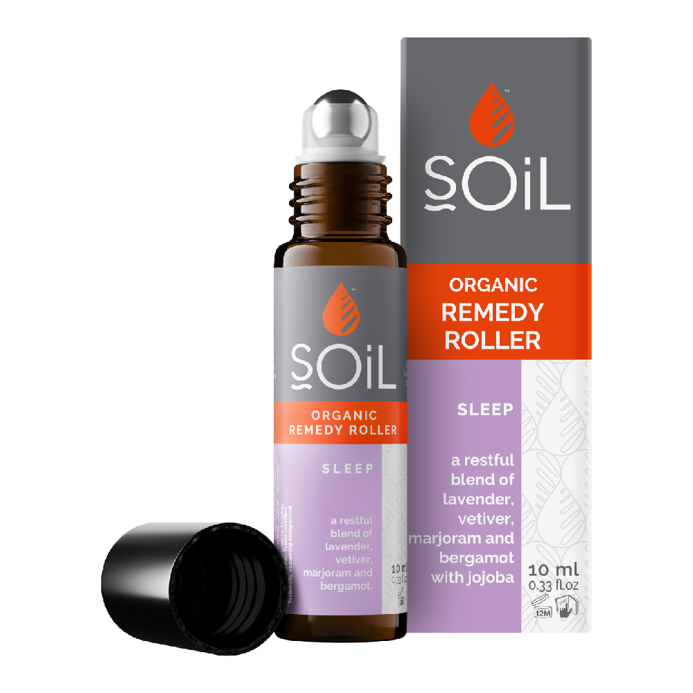 Roll-On Sleep cu uleiuri esentiale pure organice, 10 ml, Soil