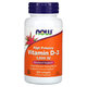 Vitamina D3, 1000 UI, 180 gelule moi, Now Foods 645556