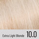 Vopsea de par permanenta Plex Rebuilder Il Salone, 10.0, Extra Light Blonde, Alfaparf 645562