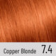 Vopsea de par permanenta Plex Rebuilder Il Salone, 7.4, Copper Blonde, Alfaparf 645588