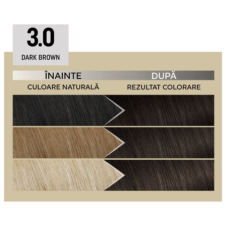 Vopsea de par permanenta Plex Rebuilder Il Salone, 3.0, Dark Brown, Alfaparf 645694
