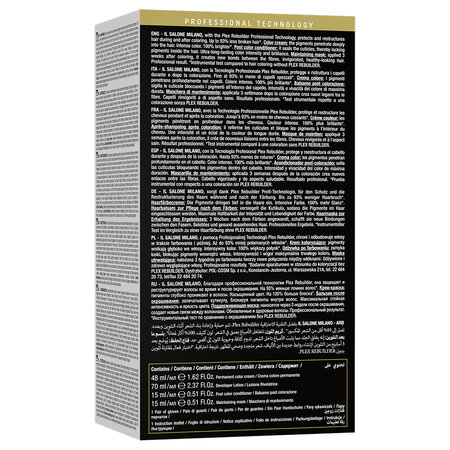 Vopsea de par permanenta Plex Rebuilder Il Salone, 7.7, Cinnamon Blonde, Alfaparf 645697