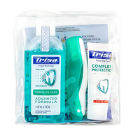 Set igiena orala Travel Uno, Multicolor, 3 articole, Trisa