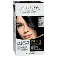Vopsea de par permanenta Plex Rebuilder Il Salone, 1.0, Pure Black, Alfaparf