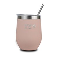 Cana termoizolata cu pai, roz, 360 ml, Nava