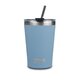 Cana termoizolata cu pai, albastru, 450 ml, Nava 645849