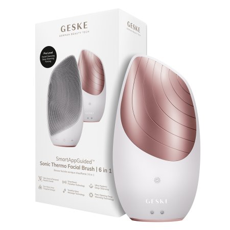 Perie pentru masaj facial 6 in 1 Sonic Thermo, Starlight, Geske