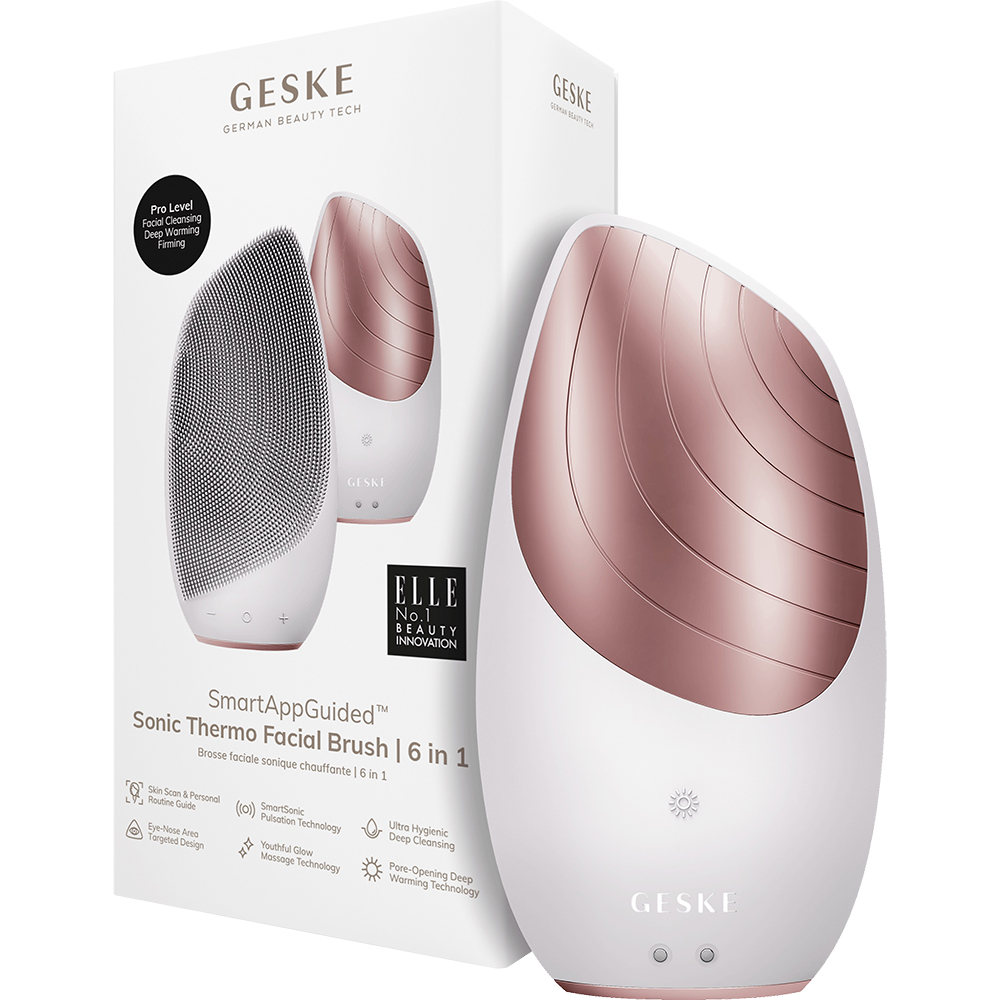 Perie pentru masaj facial 6 in 1 Sonic Thermo, Starlight, Geske