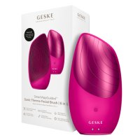 Perie pentru masaj facial 6 in 1 Sonic Thermo, Magenta, Geske