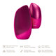 Perie pentru masaj facial 6 in 1 Sonic Thermo, Magenta, Geske 645944