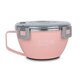 Caserola rotunda din otel inoxidabil We care, roz, 850 ml, Nava 645961