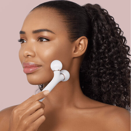 Roller pentru masaj facial 4 in 1 Sonic, Starlight, Geske 646000