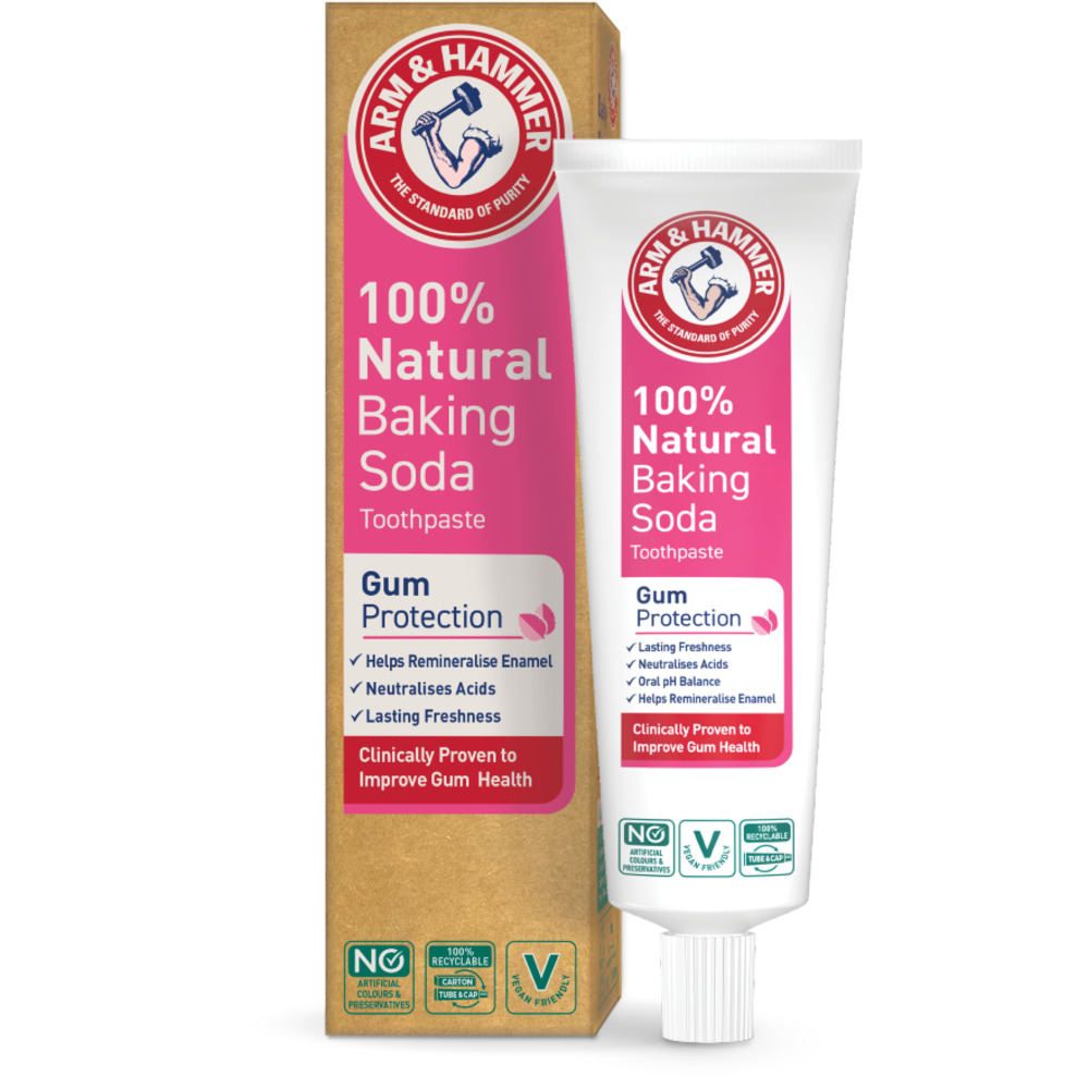 Pasta de dinti Natural Baking Soda Gum Protection, 75 ml, Arm & Hammer