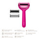 Roller pentru masaj facial si corporal 8 in 1 MicroNeedle, Magenta, Geske 646050