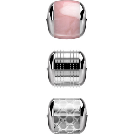 Roller pentru masaj facial 9 in 1 MicroNeedle, Starlight, Geske 646068