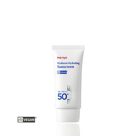 Crema de protectie solara SPF50+ PA++++ Ultra-lejera, Hyaluron Hydrating Sunscreen, 50 ml, Manyo 646083