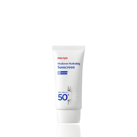 Crema de protectie solara ultra-lejera SPF50+ PA++++ Hyaluron Hydrating Sunscreen, 50 ml, Manyo