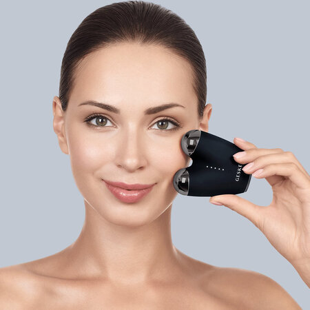 Dispozitiv pentru masaj facial 6 in 1 MicroCurrent Face-Lifter, Black, Geske 646122