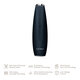 Dispozitiv pentru masaj facial 6 in 1 MicroCurrent Face-Lift Pen, Black, Geske 646131