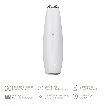 Dispozitiv pentru masaj facial 6 in 1 MicroCurrent Face-Lift Pen, Starlight, Geske 646147