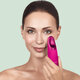 Dispozitiv de masaj pentru conturul ochilor 6 in 1 Warm & Cool Eye Energizer, Magenta, Geske 646228