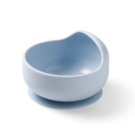 Bol din silicon cu ventuza, Albastru, Babyono 646270