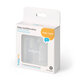 Degetar din silicon in cutie de protectie, 2 bucati, Babyono 646289
