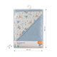 Prosop cu gluga din bumbac, Albastru, 100 x 100 cm, Babyono 646405
