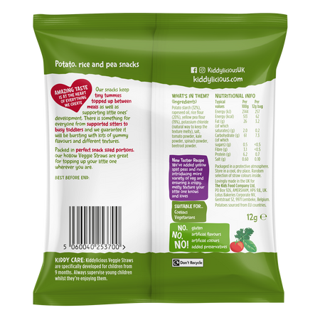 Sticksuri din legume, 12 g, Kiddylicious 646411