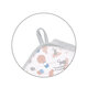 Prosop cu gluga din bumbac, 100 x 100 cm, Gri, Babyono 646439