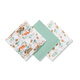 Scutece din muselina, Menta, 3 bucati, Babyono 646479
