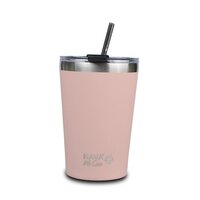 Cana termoizolata cu pai, Roz, 450 ml, Nava