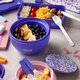 Caserola rotunda din plastic We care, violet, 800 ml, Nava 646683