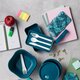 Caserola Lunchbox din plastic We care, albastru, 650 ml, Nava 646720