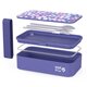 Caserola Lunchbox din plastic We care, violet, 650 ml, Nava 646728