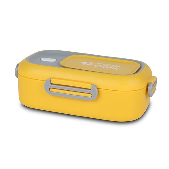 Caserola Lunchbox din otel inoxidabil We care, galben, 800 ml, Nava