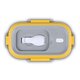 Caserola Lunchbox din otel inoxidabil We care, galben, 800 ml, Nava 646745