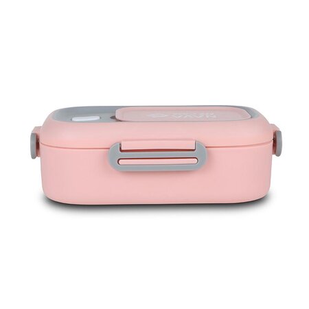 Caserola Lunchbox din otel inoxidabil We care, roz, 800 ml, Nava 646751