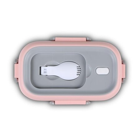Caserola Lunchbox din otel inoxidabil We care, roz, 800 ml, Nava 646753
