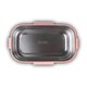 Caserola Lunchbox din otel inoxidabil We care, roz, 800 ml, Nava 646750