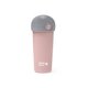 Sticla de plastic cu pai We care, Roz, 380 ml, Nava 646771