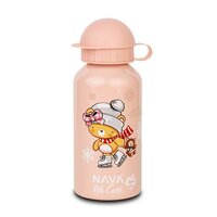 Sticla termoizolata din aluminiu We care, Roz, 400 ml, Nava