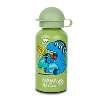 Sticla termoizolata din aluminiu We care, Verde, 400 ml, Nava