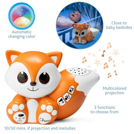 Jucarie Vulpita Foxy, + 0 luni, Chicco 646889