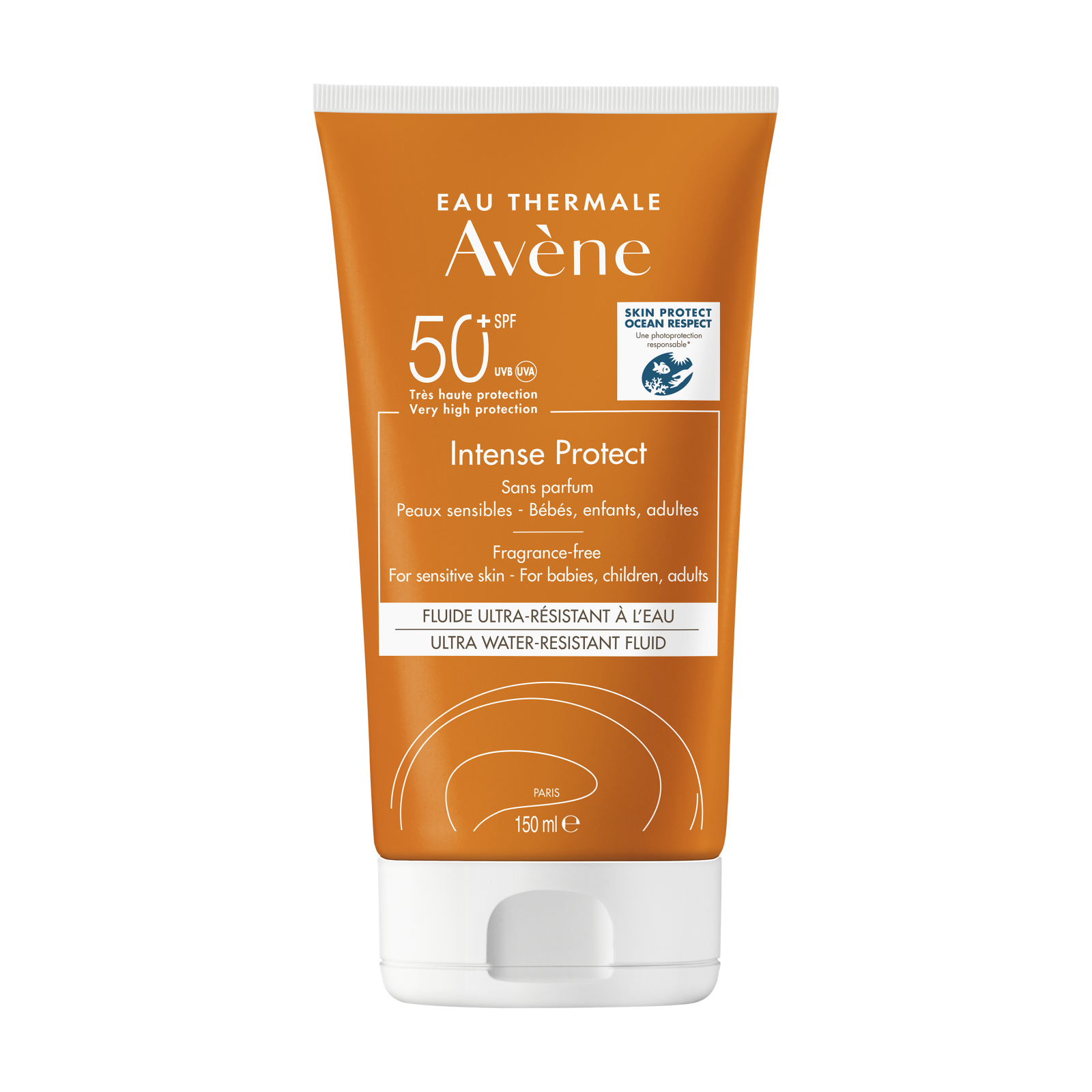 Lotiune protectie solara cu SPF 50+ Intense Protect, 150 ml, Avene