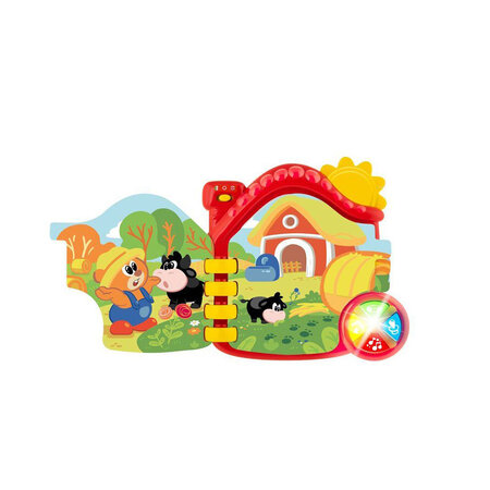 Jucarie vorbitoare Carticica Ferma Animalelor, + 6 luni, Chicco 646903