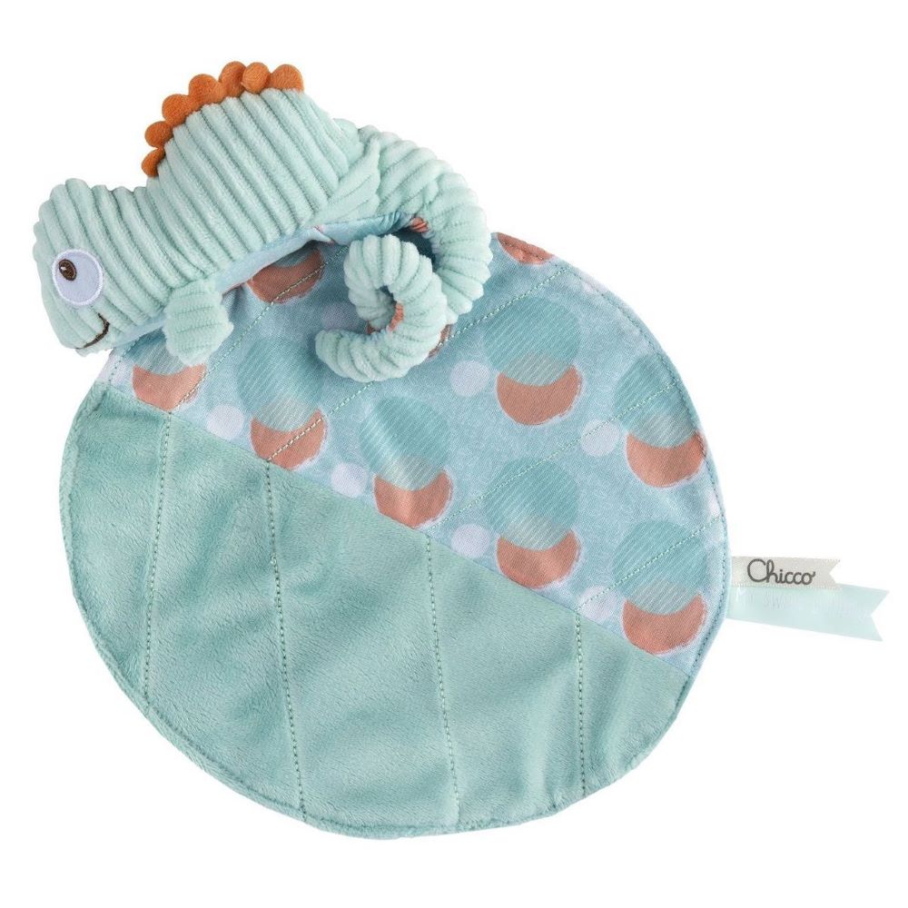 Jucarie de plus Sweet Doudou Cameleon, + 3 luni, Chicco