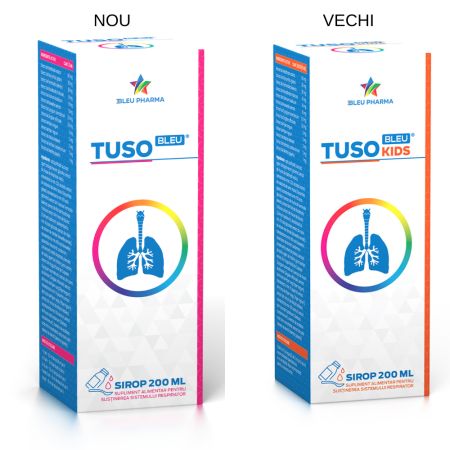 Tuso Bleu Sirop, 200 ml, Bleu Pharma 749605