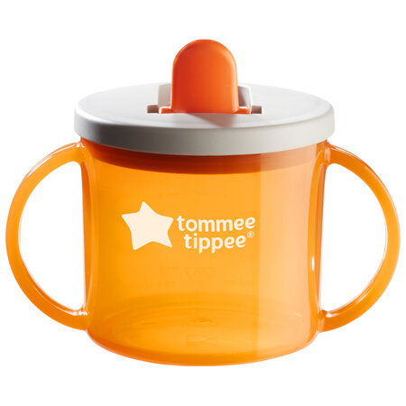 Cana First Cup, +4 luni, Portocaliu, 190 ml, Tommee Tippee 647325