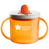 Cana First Cup, +4 luni, Portocaliu, 190 ml, Tommee Tippee